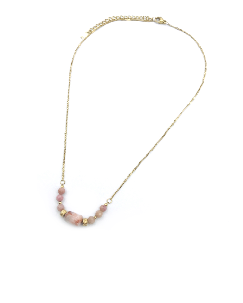 STONES STEEL NECKLACE