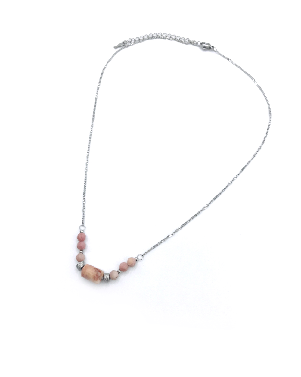 STONES STEEL NECKLACE