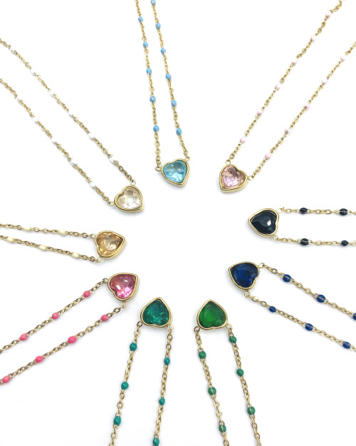 HEART STEEL NECKLACE