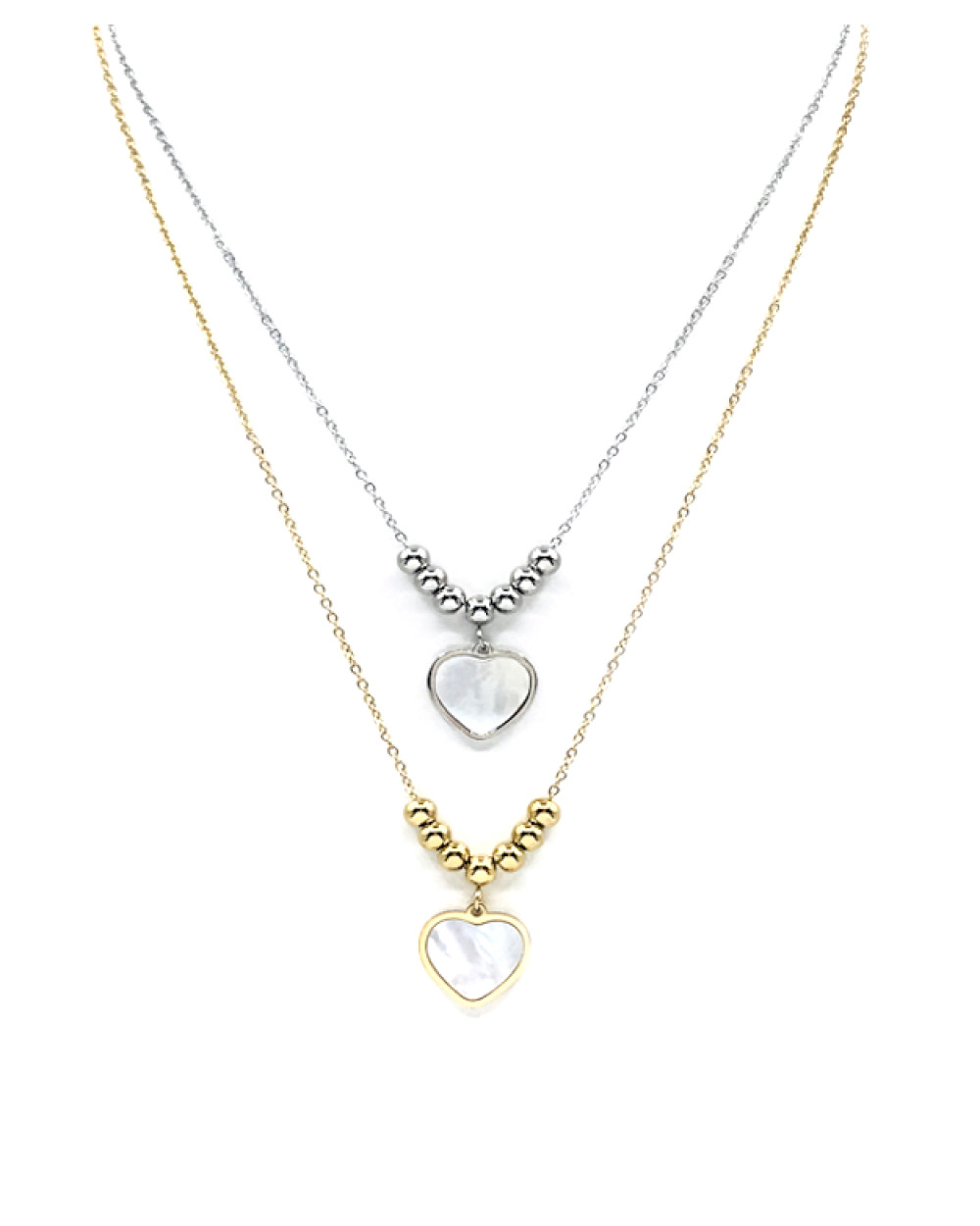 Stainless Stell Pearl Necklace