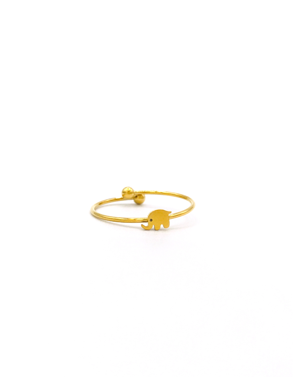 ELEPHANT  STEEL RING