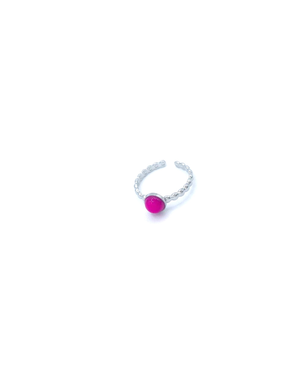 ROSIE FUSCIA STEEL RING