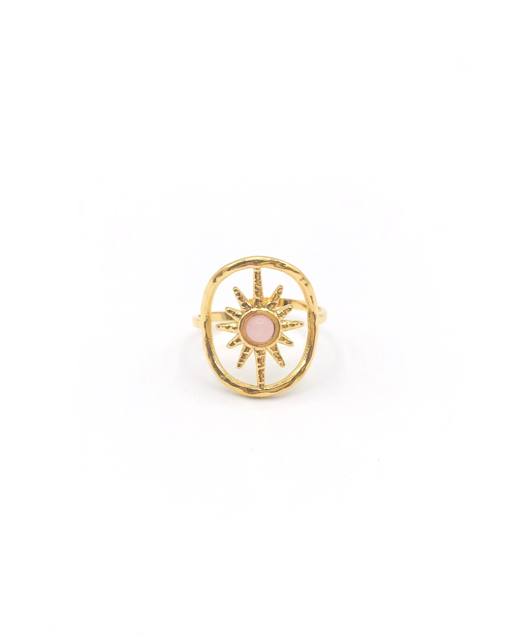SIRIUS PINK STEEL RING