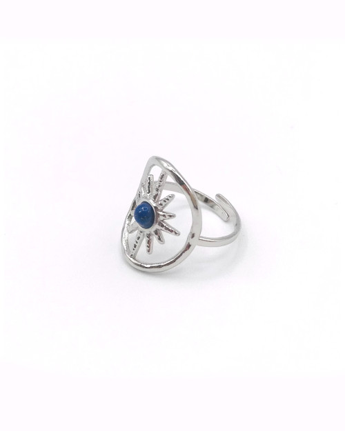 SIRIUS NAVY STEEL RING