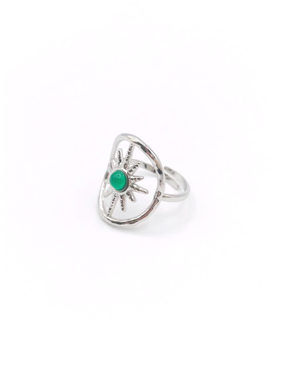SIRIUS GREEN STEEL RING