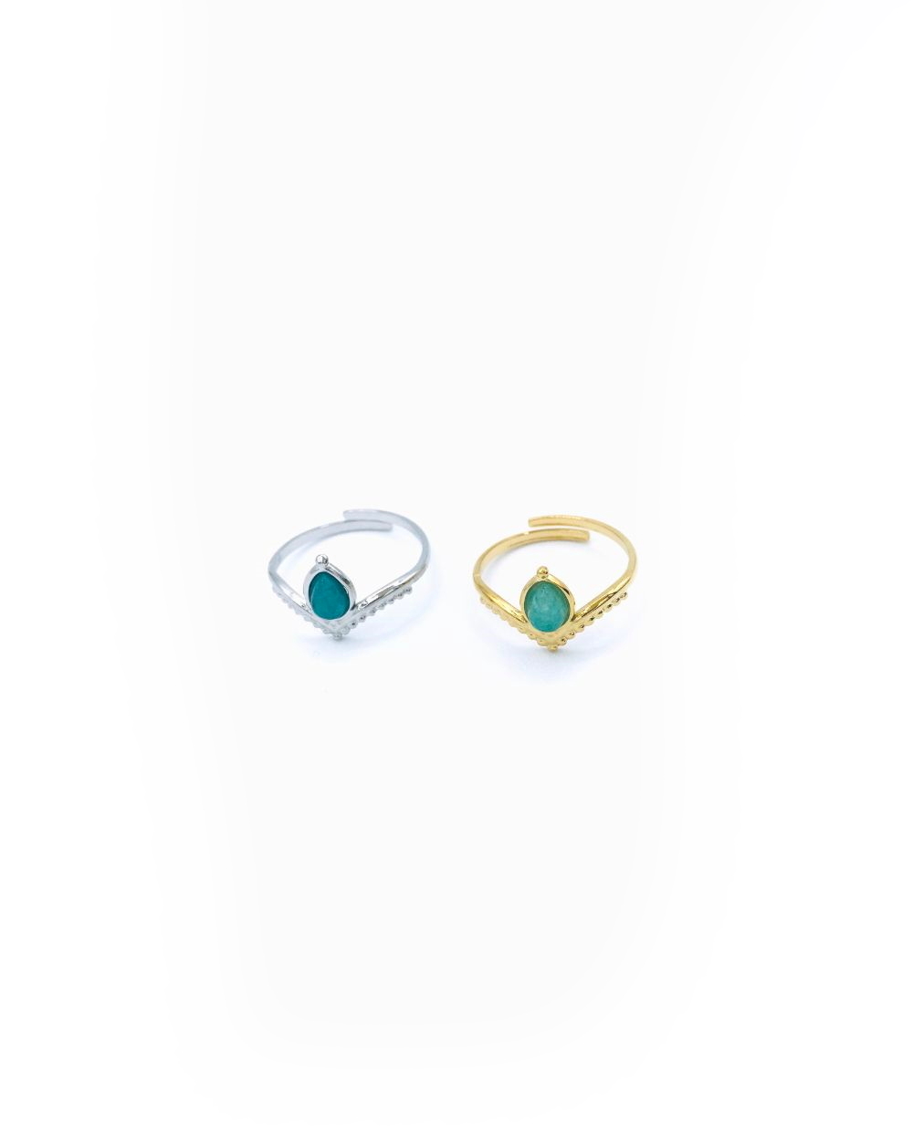 QUEEN BLUE STEEL RING