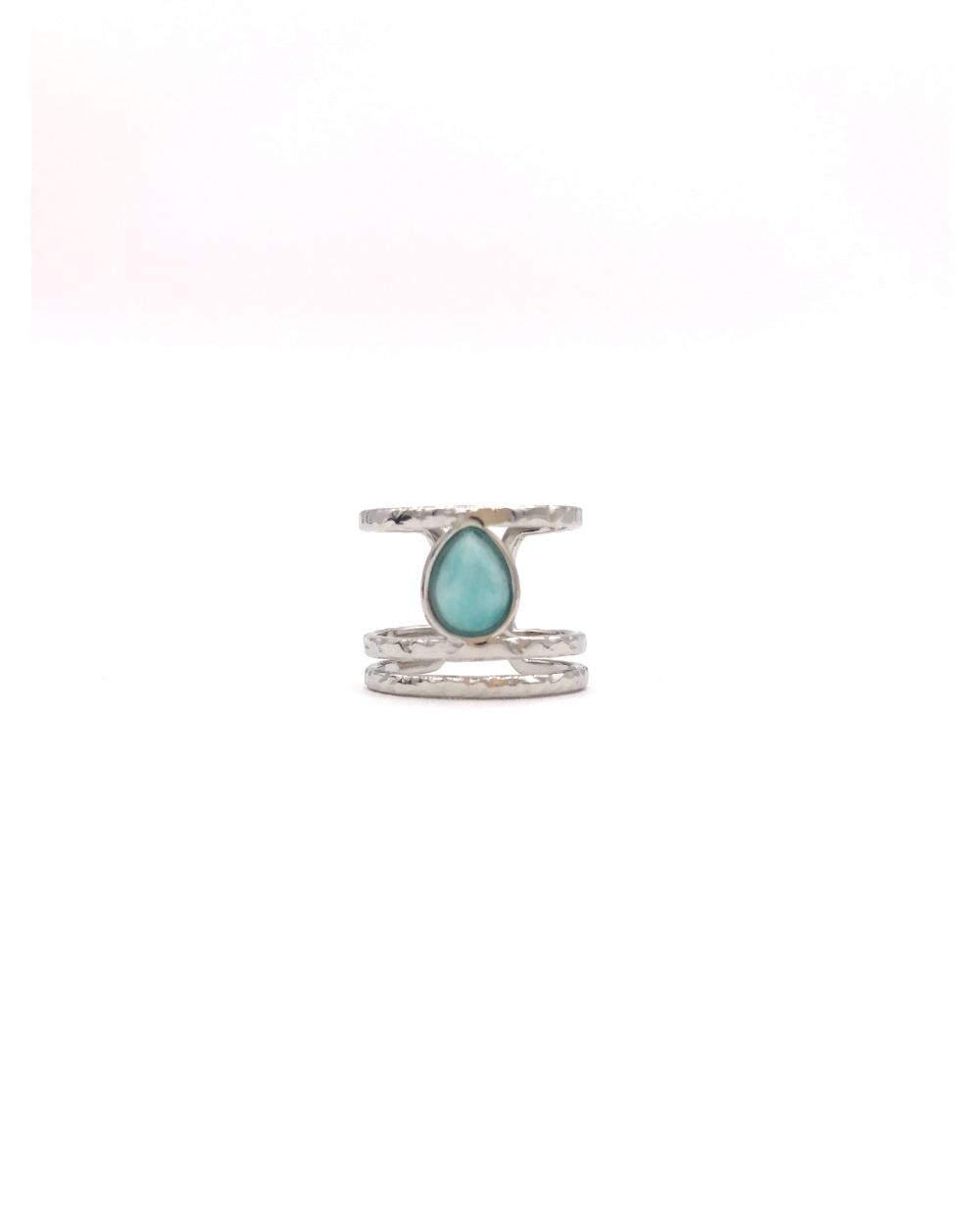 AMELIA STEEL RING SKYBLUE