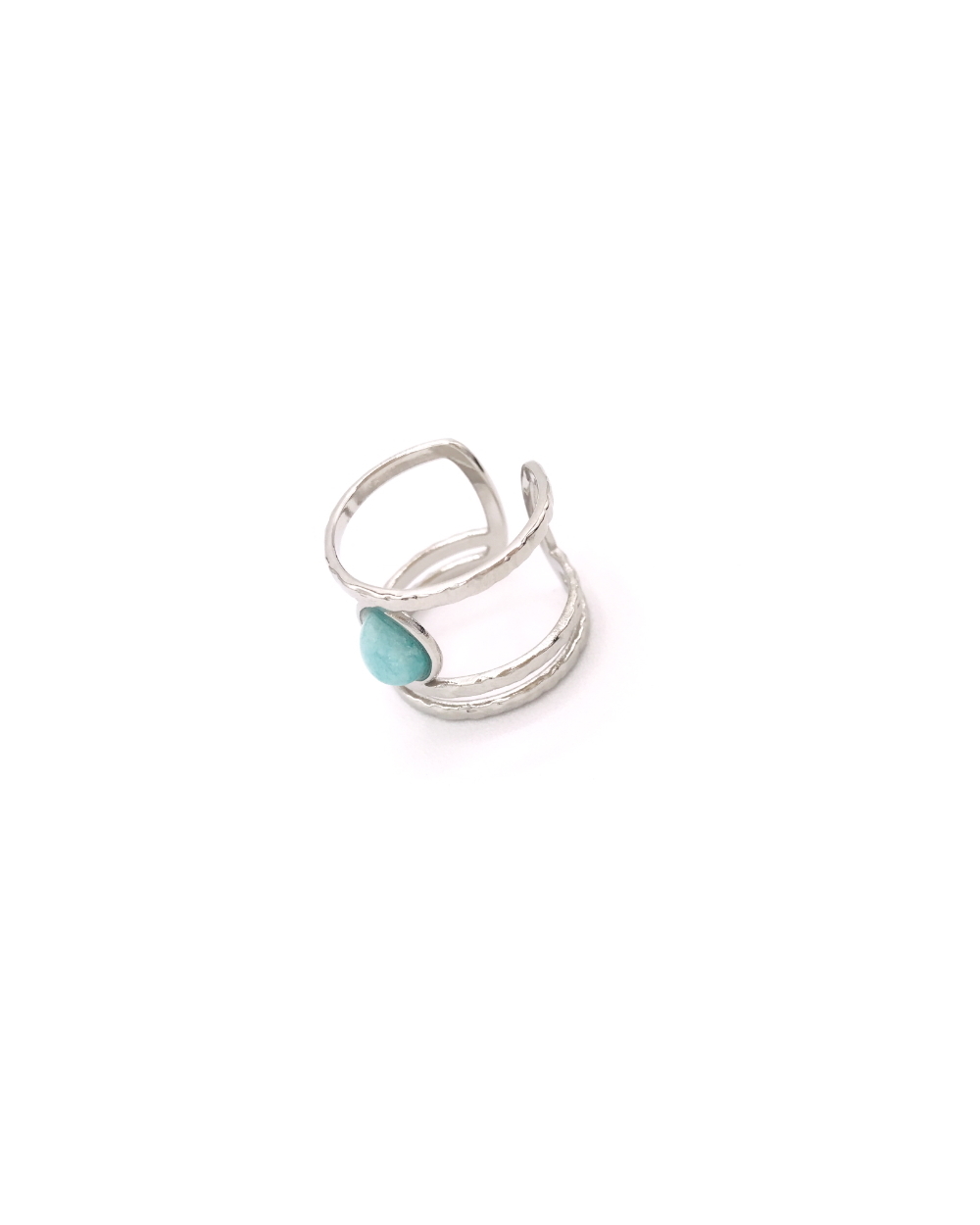 AMELIA STEEL RING SKYBLUE