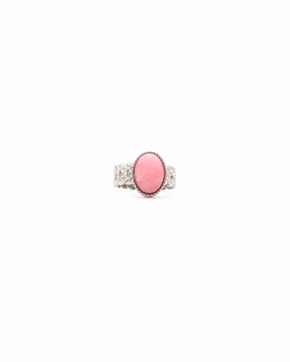 MONACO PINK STEEL RING