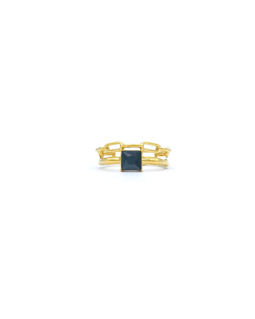 ATENA STEEL RING BLACK