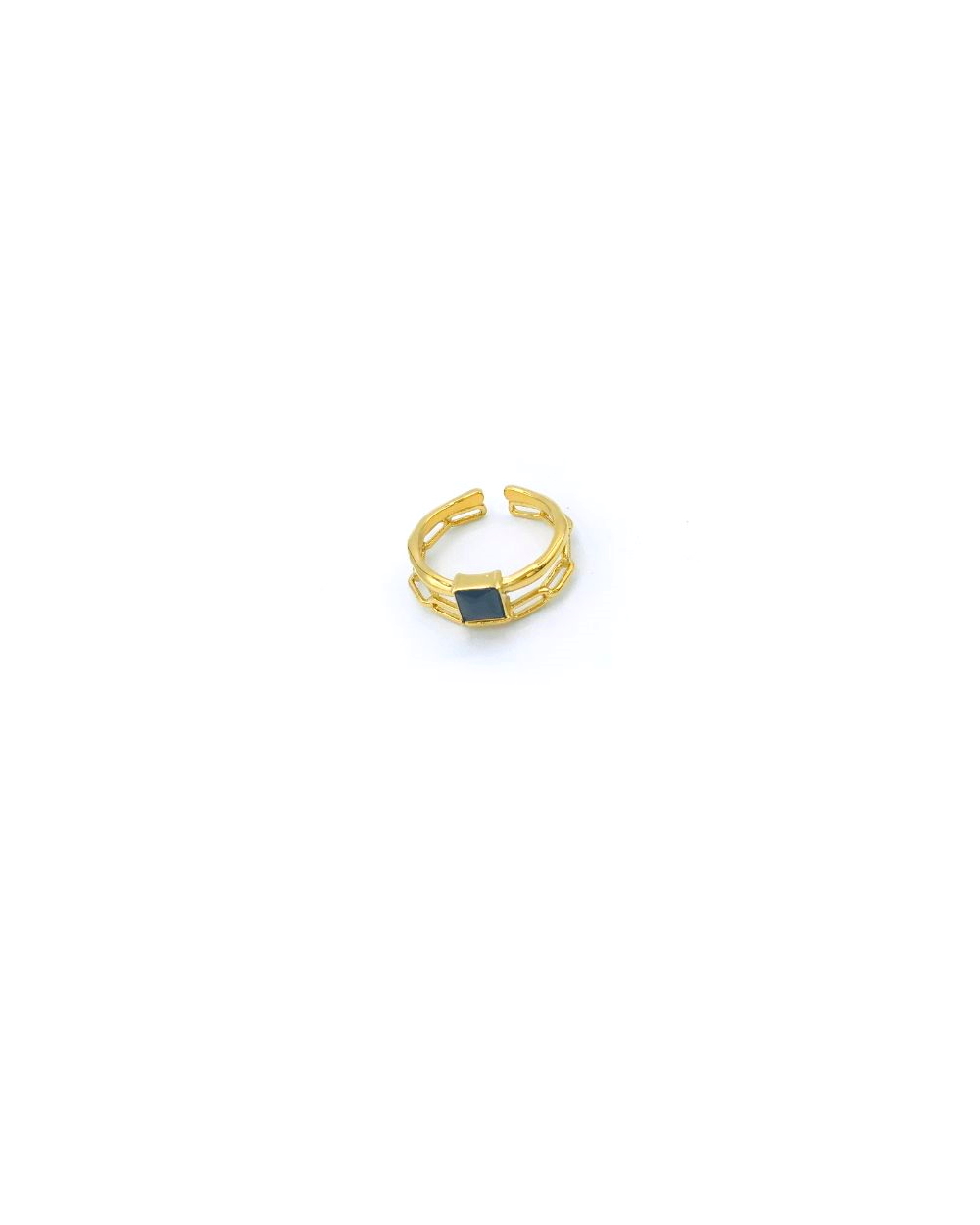 ATENA STEEL RING BLACK