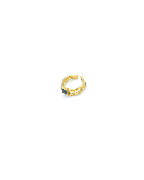 ATENA STEEL RING BLACK