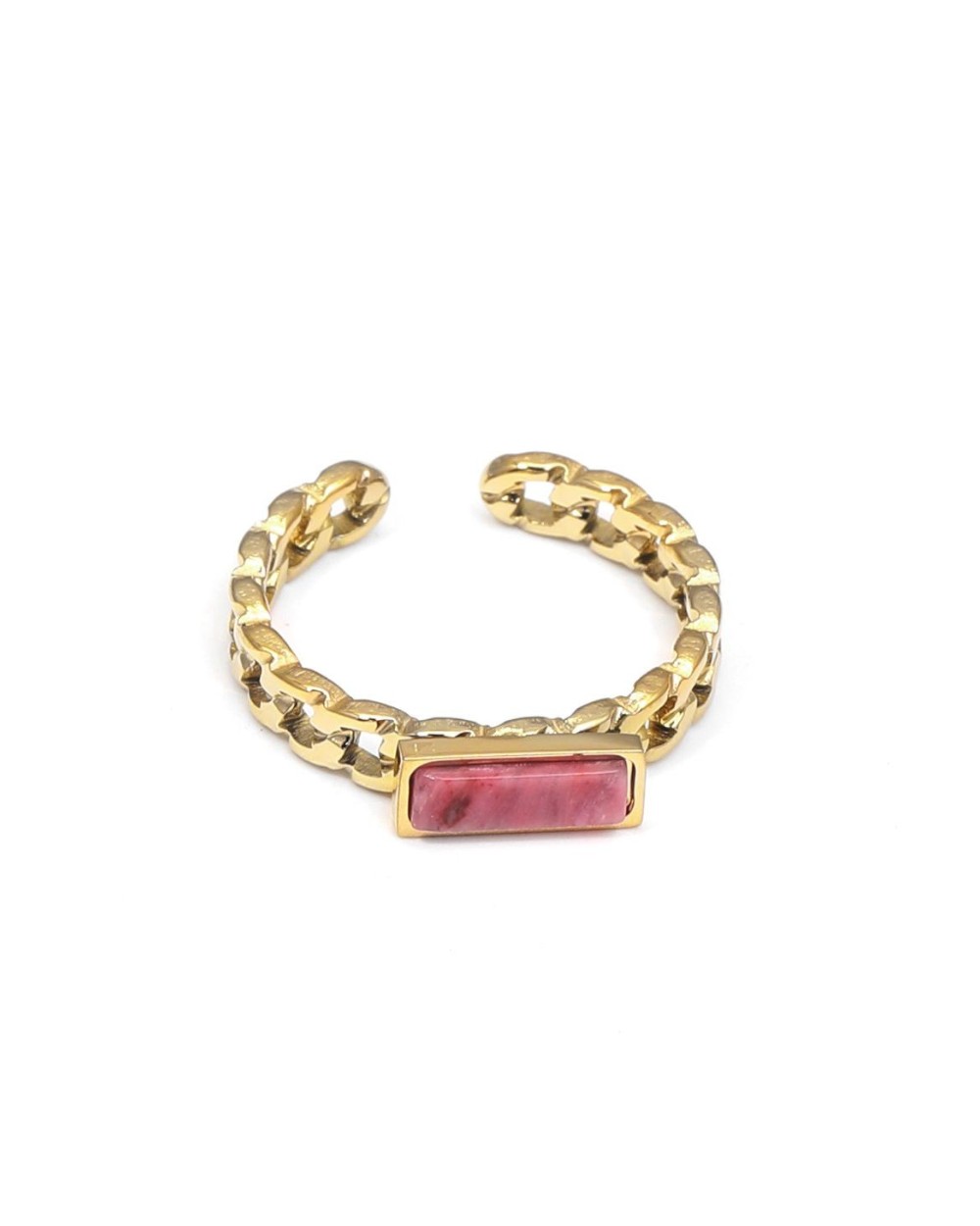 Stainless Steel Ring with stone